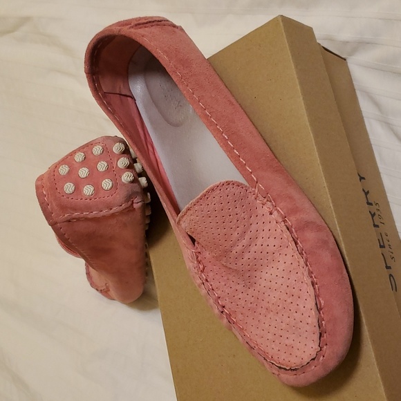 Pink Sperry Driving / Smoking Shoes - Picture 1 of 7